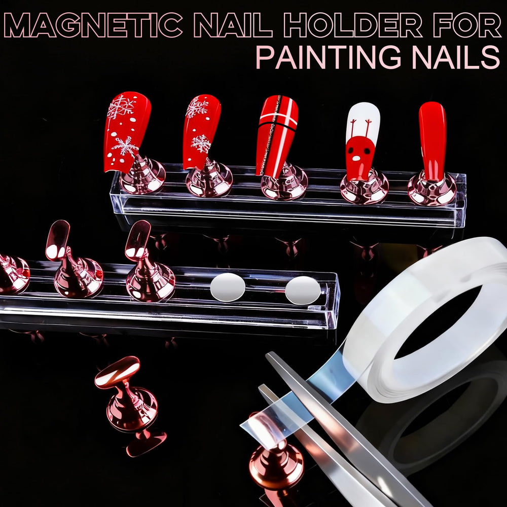 Teenitor tweezers and wax pencil help place gems with precision.