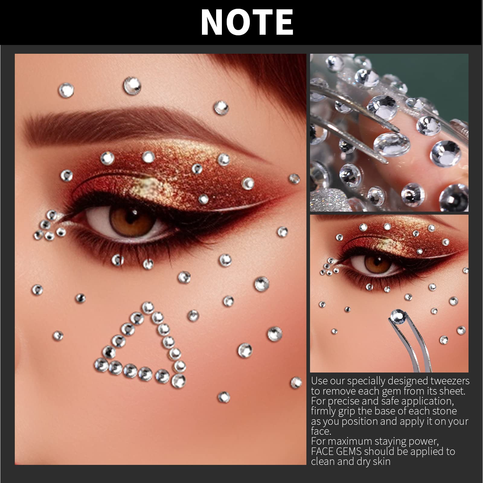 Teenitor pearl hair gems for easy, removable shine.