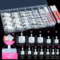Teenitor sponge toe separator set to keep toes apart during application