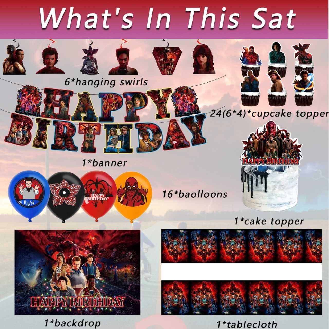 Teeo Deeo Stranger balloons add vibrant, safe latex fun for parties.
