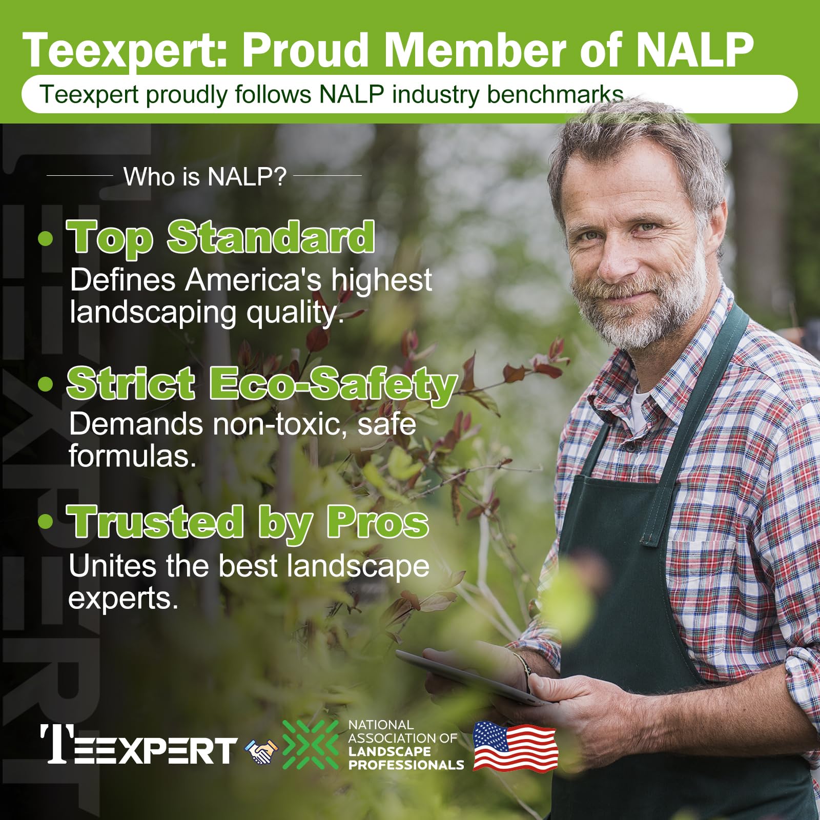 Teexpert concentrated formula covers up to 200 sq ft per bottle