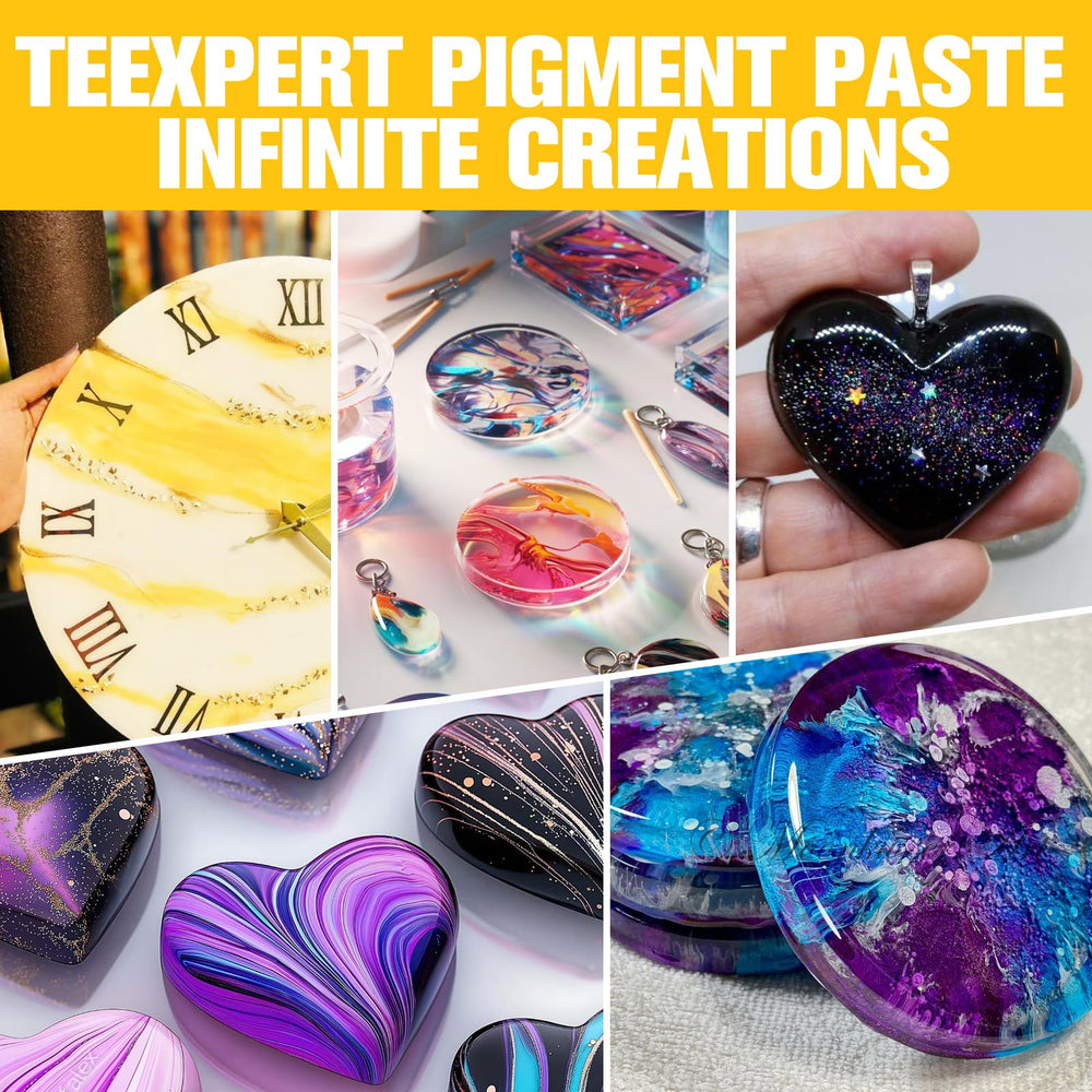 Teexpert Pigment Paste red dye adds vibrant accents to jewelry projects