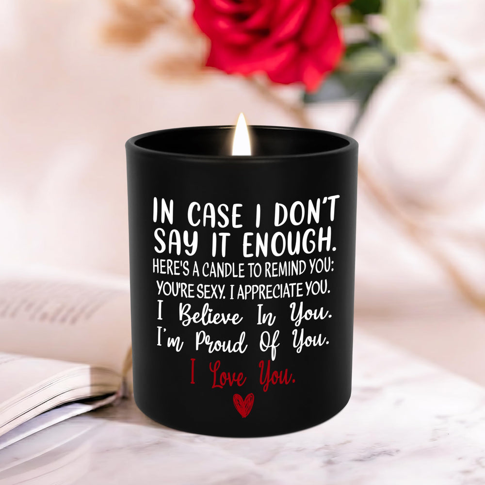 TEEZWONDER Anniversary gift candle for her conveys romantic appeal