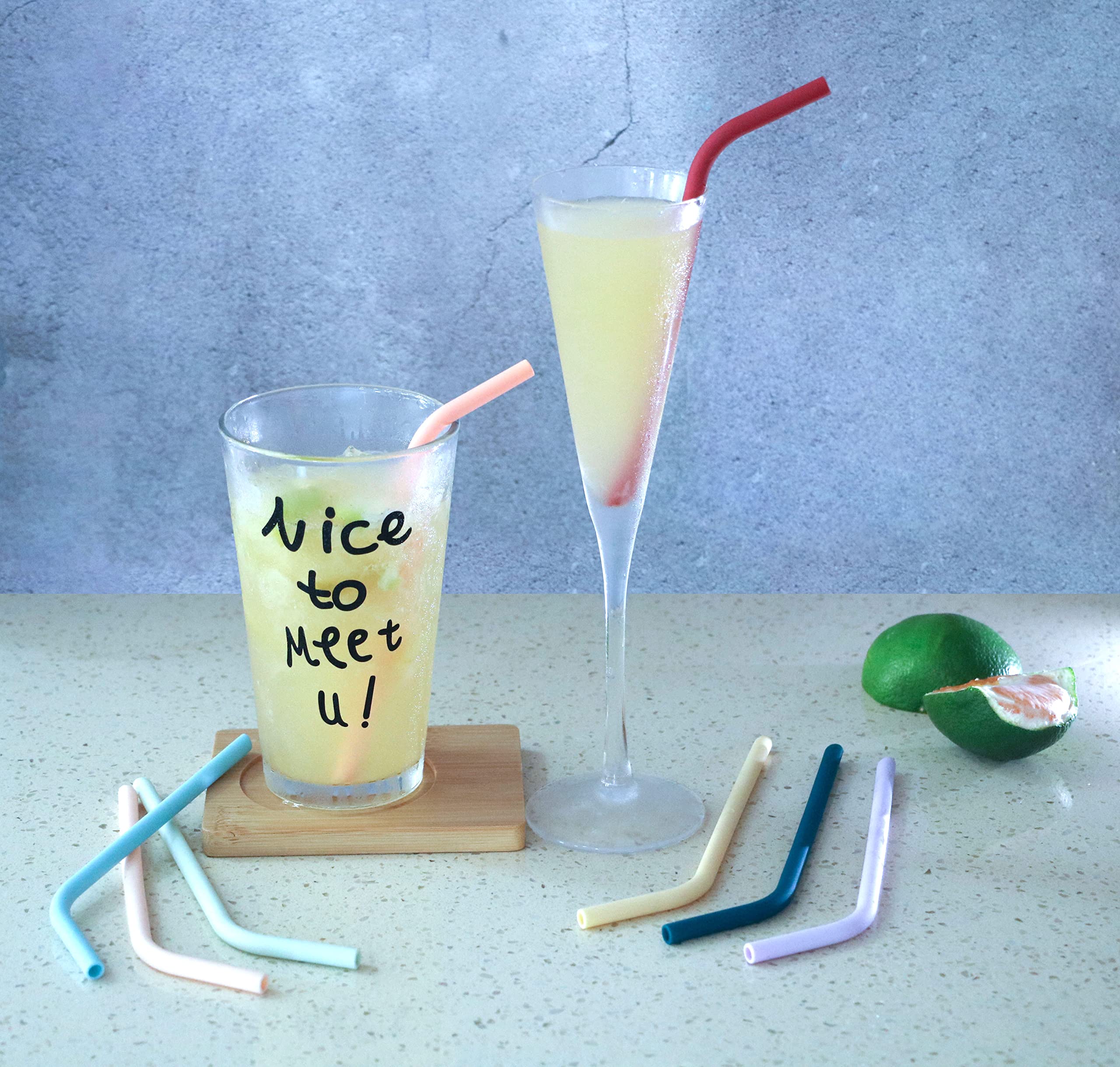 Tegion 75 Shore A silicone straw stays durable and resistant to collapse.