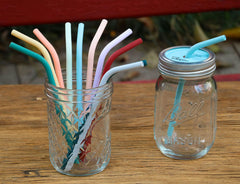 Tegion reusable straw fits take-and-toss spill-proof cups for on-the-go use.