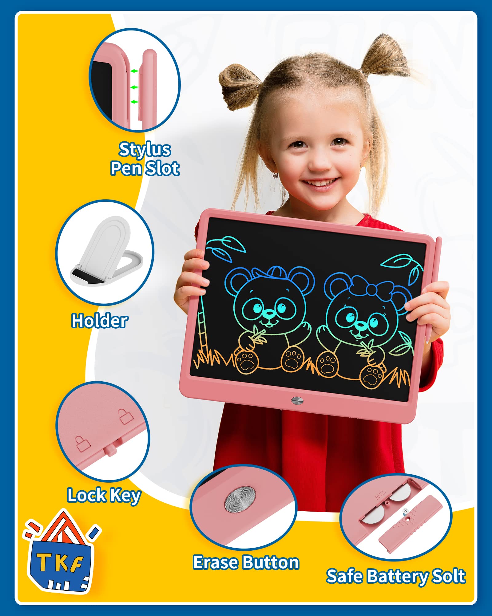 TEKFUN doodle board ideal for kid learning and creative play.