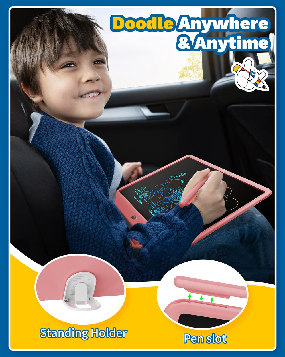 TEKFUN eco-friendly reusable tablet reduces paper waste daily.
