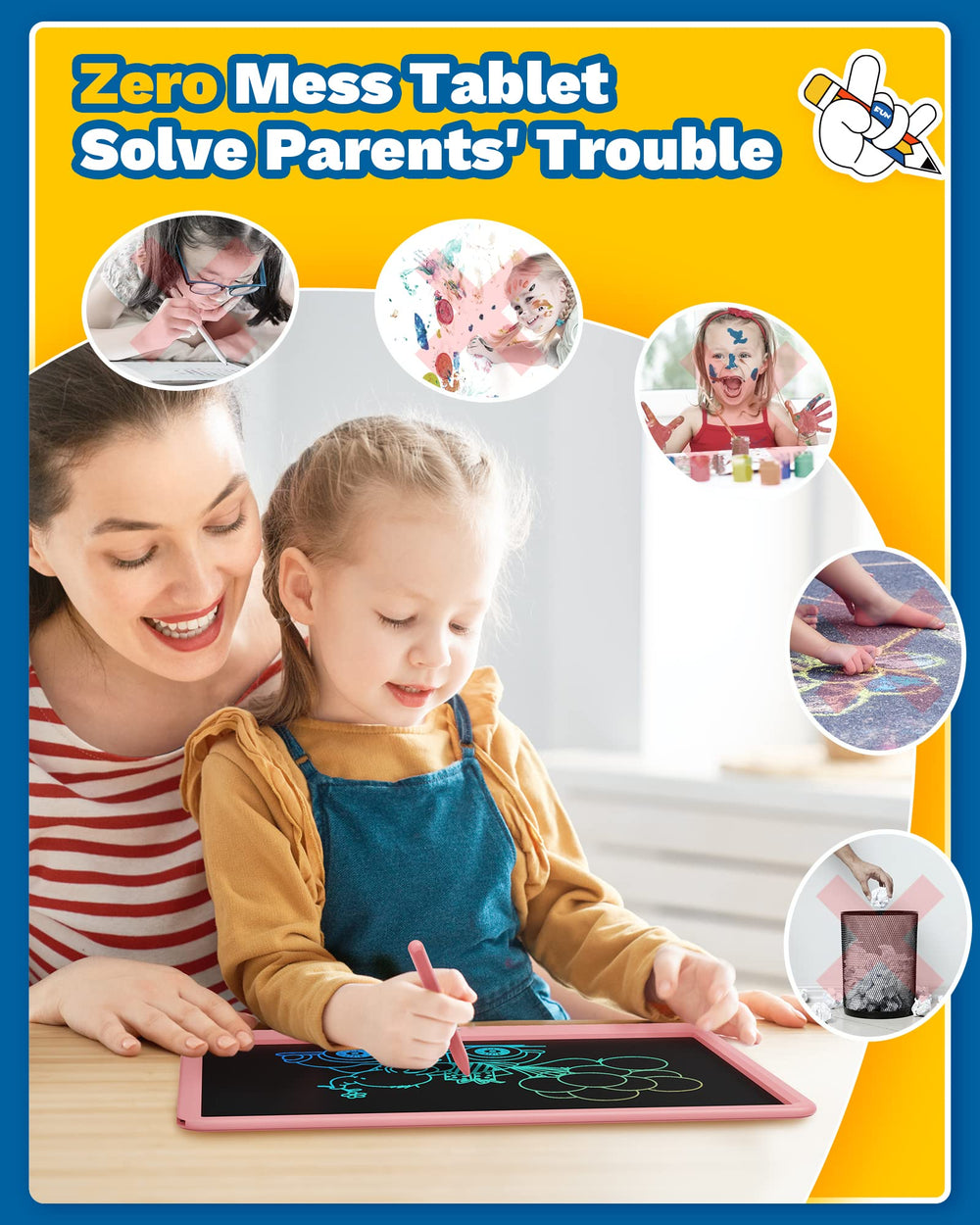 TEKFUN erase-lock feature prevents accidental deletions during use.