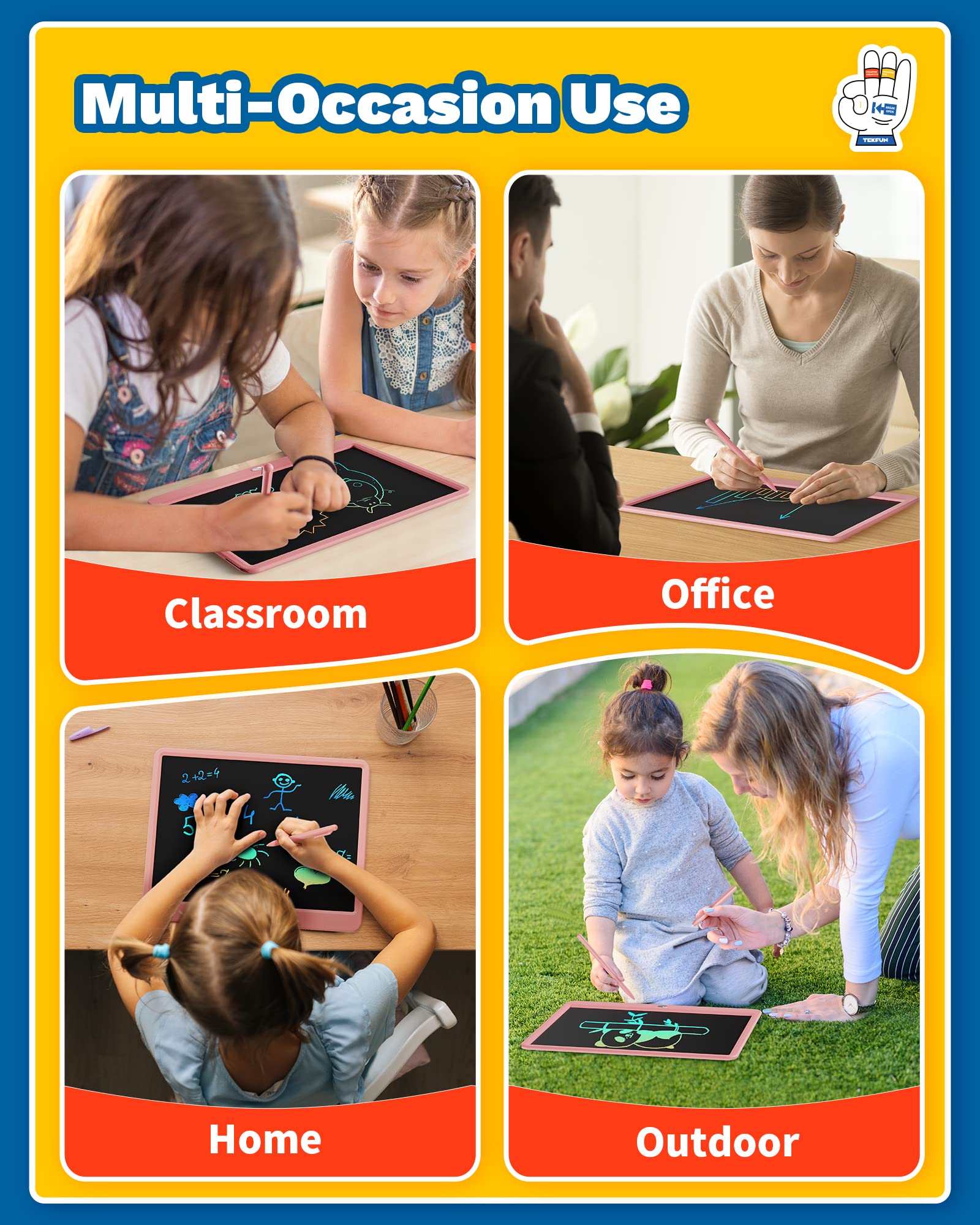 TEKFUN homeschooling learning aid supports flexible education at home.