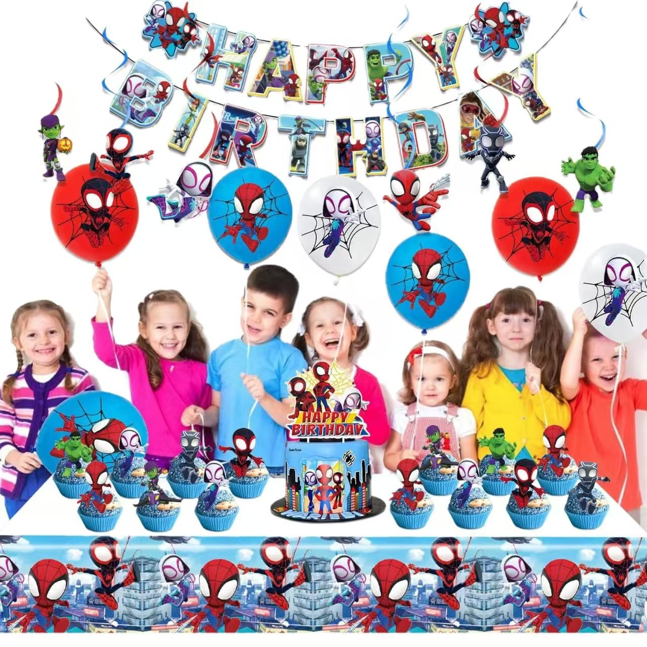 Telifor Spidey cake topper adds playful birthday focal point