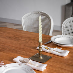 TELOSMA 0.8 inch base fits standard candlestick holders.