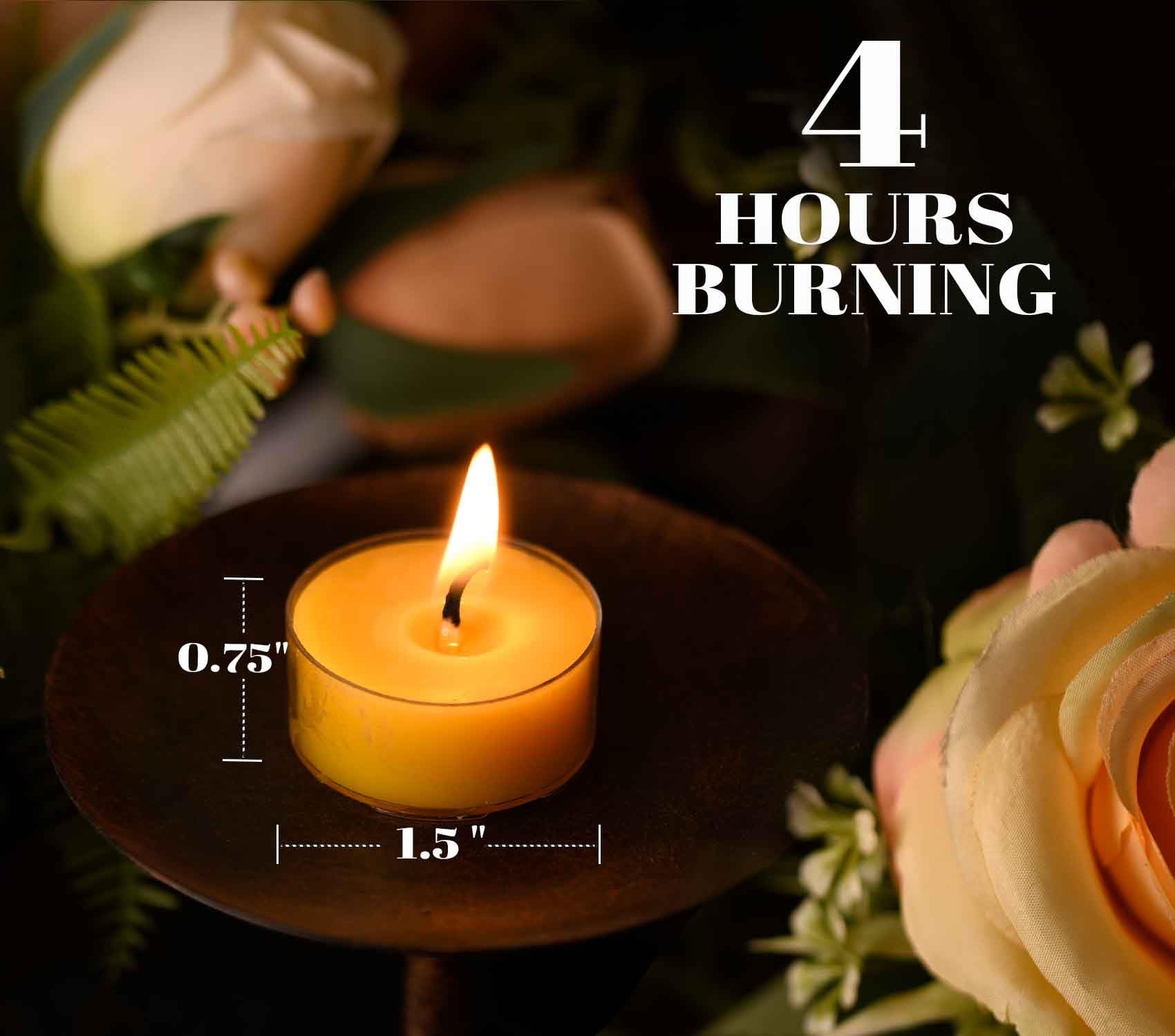 TELOSMA tealight 1.5 inch diameter fits standard tealight holders