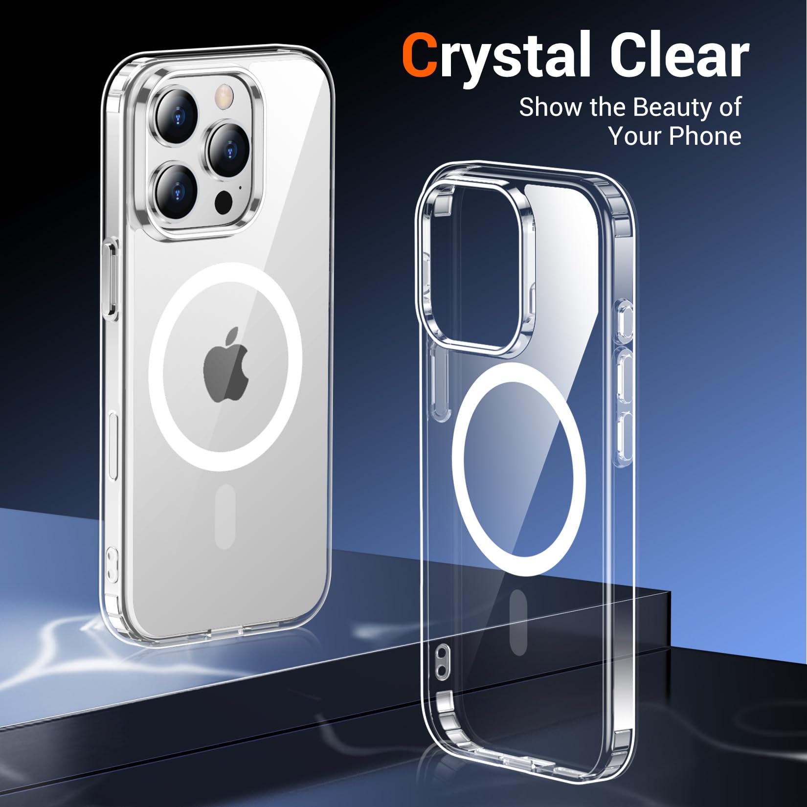 Temdan antioxidant layer maintains crystal clarity on iPhone 15 Pro Max case