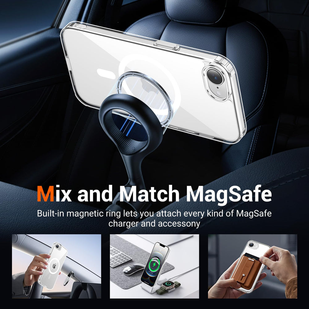 Temdan iPhone 16e case with built-in screen protector adds protection