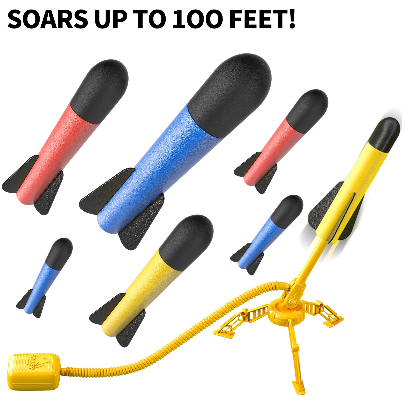 TEMI adjustable launch angle enabling varied flight paths and exploration.