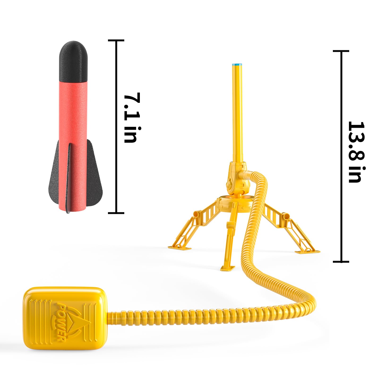 TEMI foam rockets 12-pack ready for high-flying backyard launches.