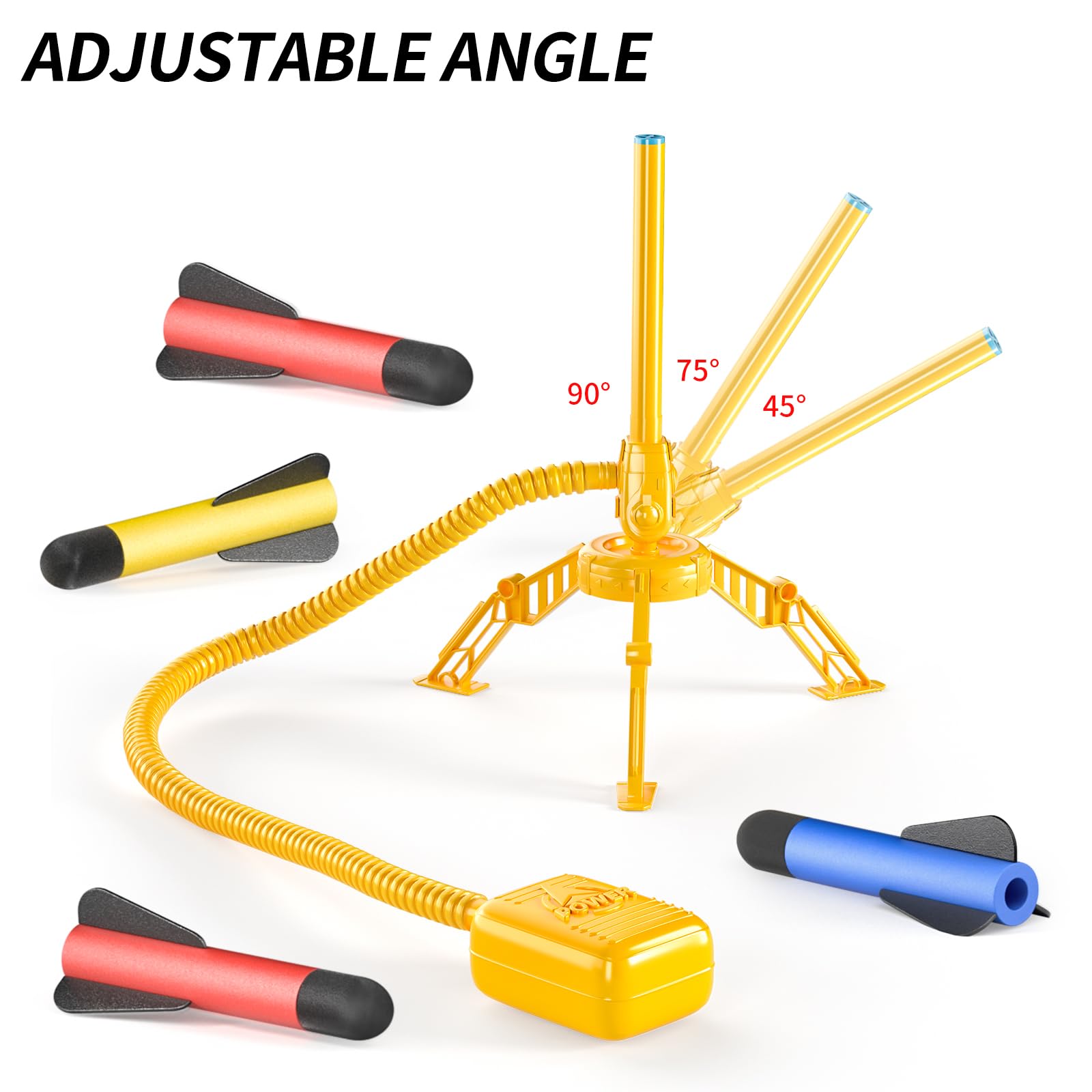 TEMI foam rockets designed for durability and soft, safe landings.