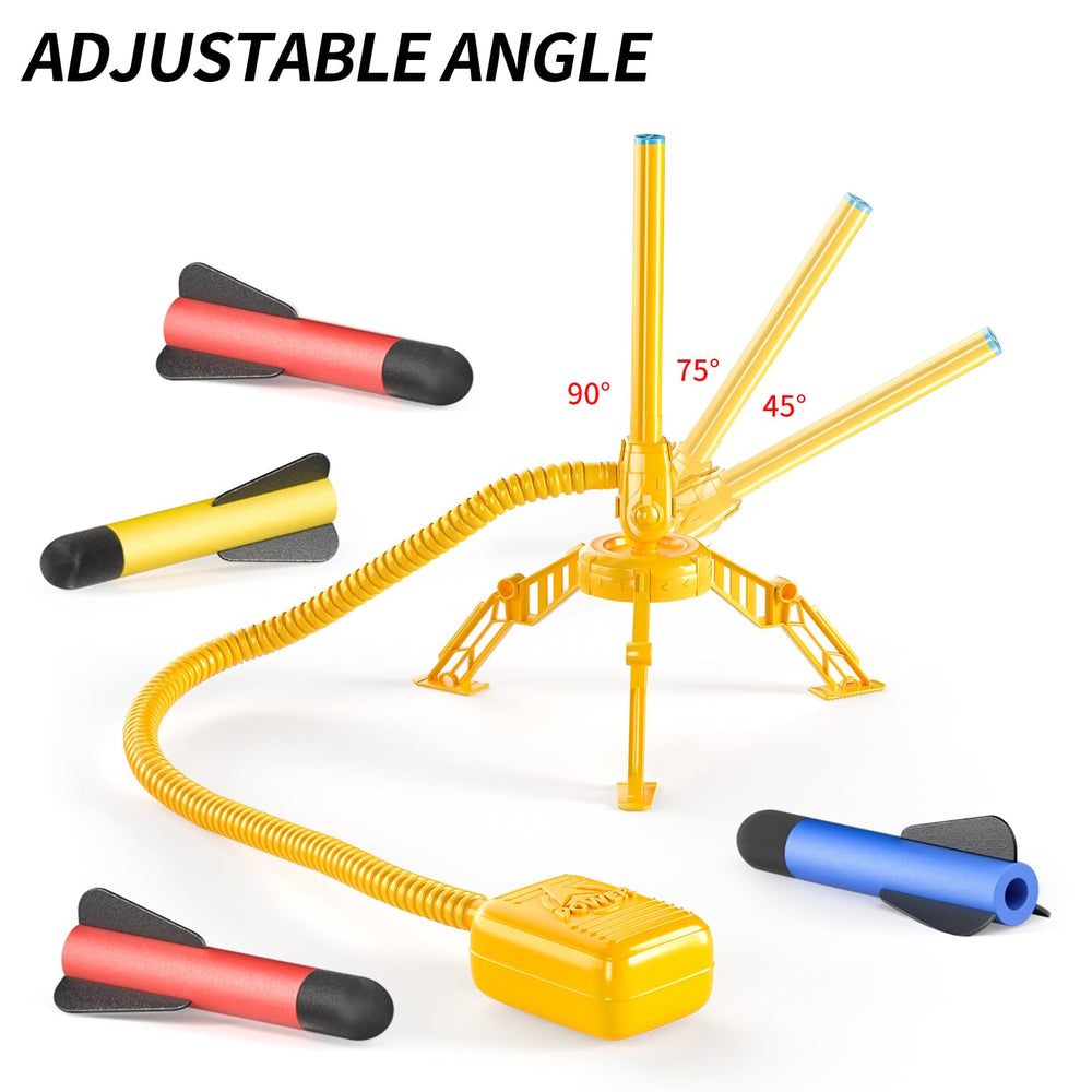 TEMI foam rockets designed for durability and soft, safe landings.