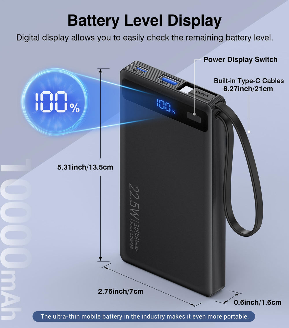 TEMINICE air travel certified power bank safely powers devices on flights.