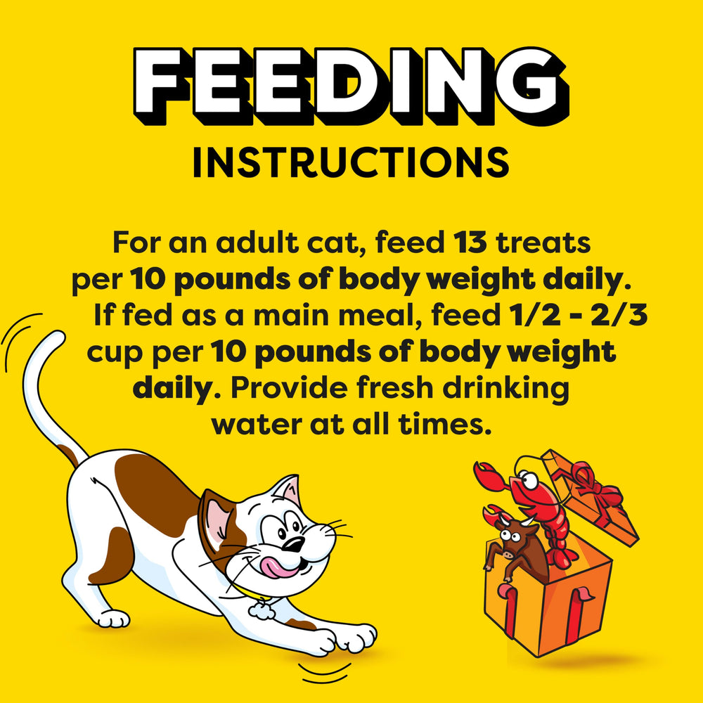 Temptations Birthday Cat Treats variety flavors presentation; cat-friendly options to explore.