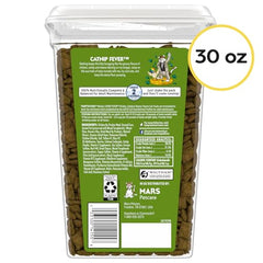 Temptations Catnip Fever tub keeps treats fresh for daily use