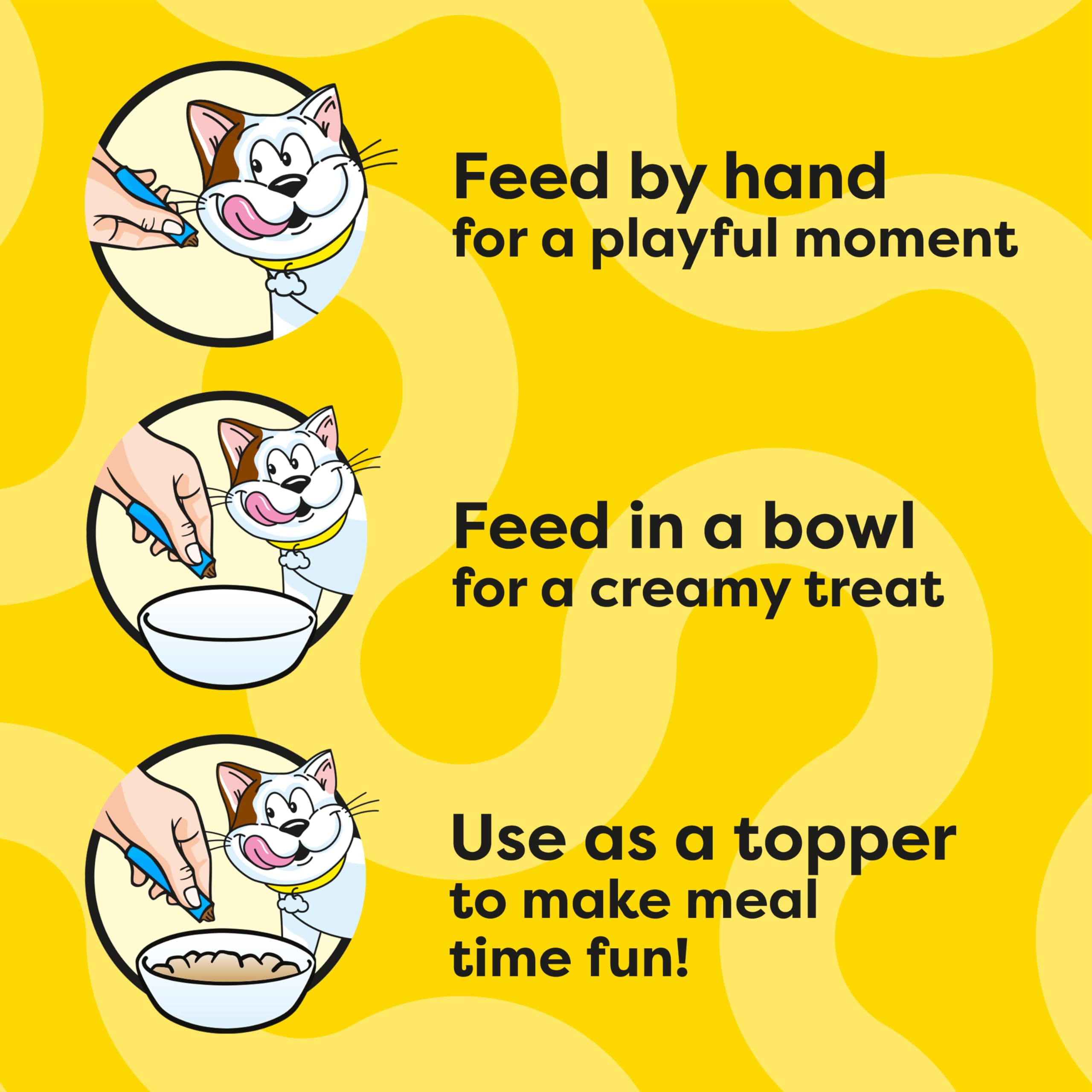 Senior-friendly treat that does not require chewing.