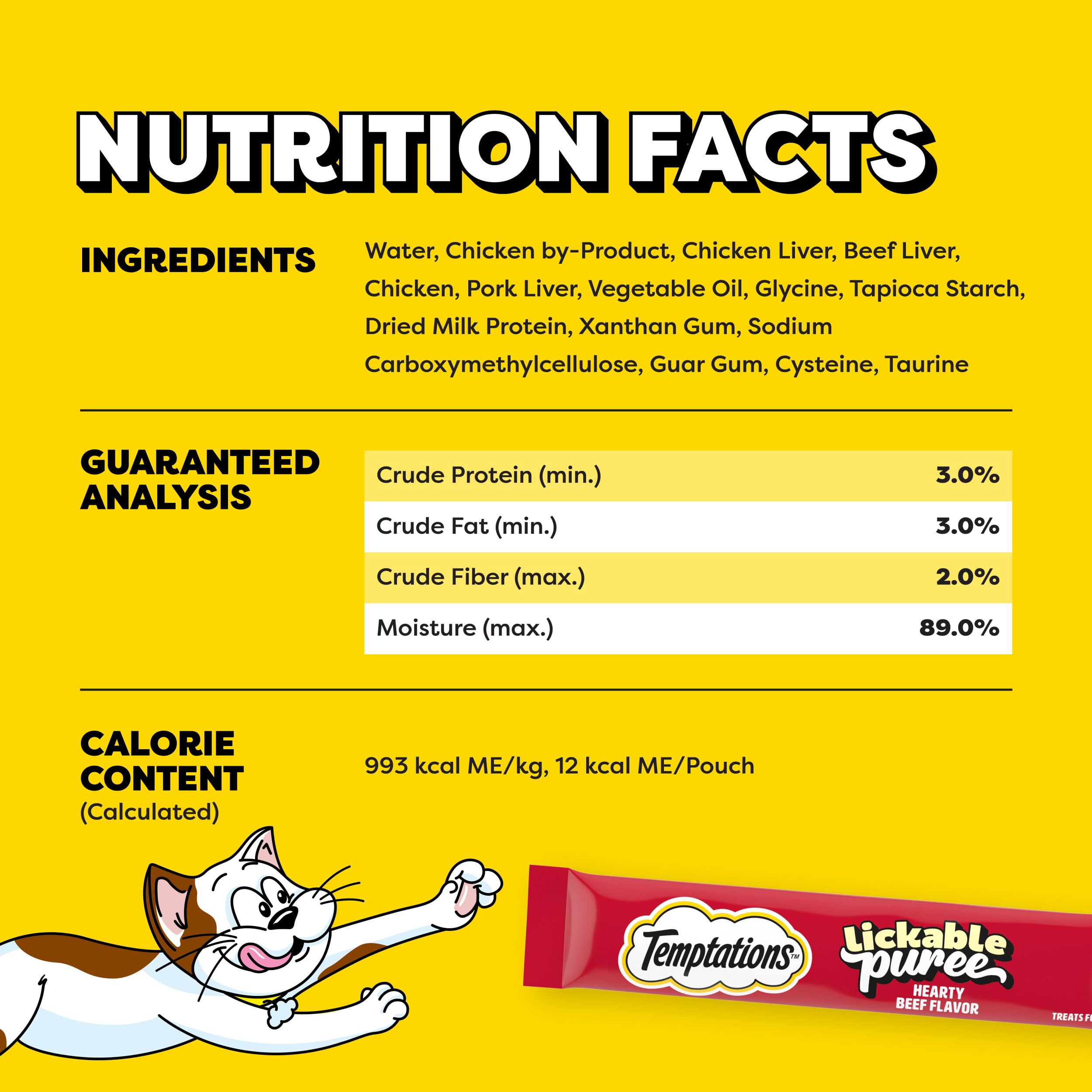 Temptations Creamy Puree used as a meal topper to enrich mealtime flavor.