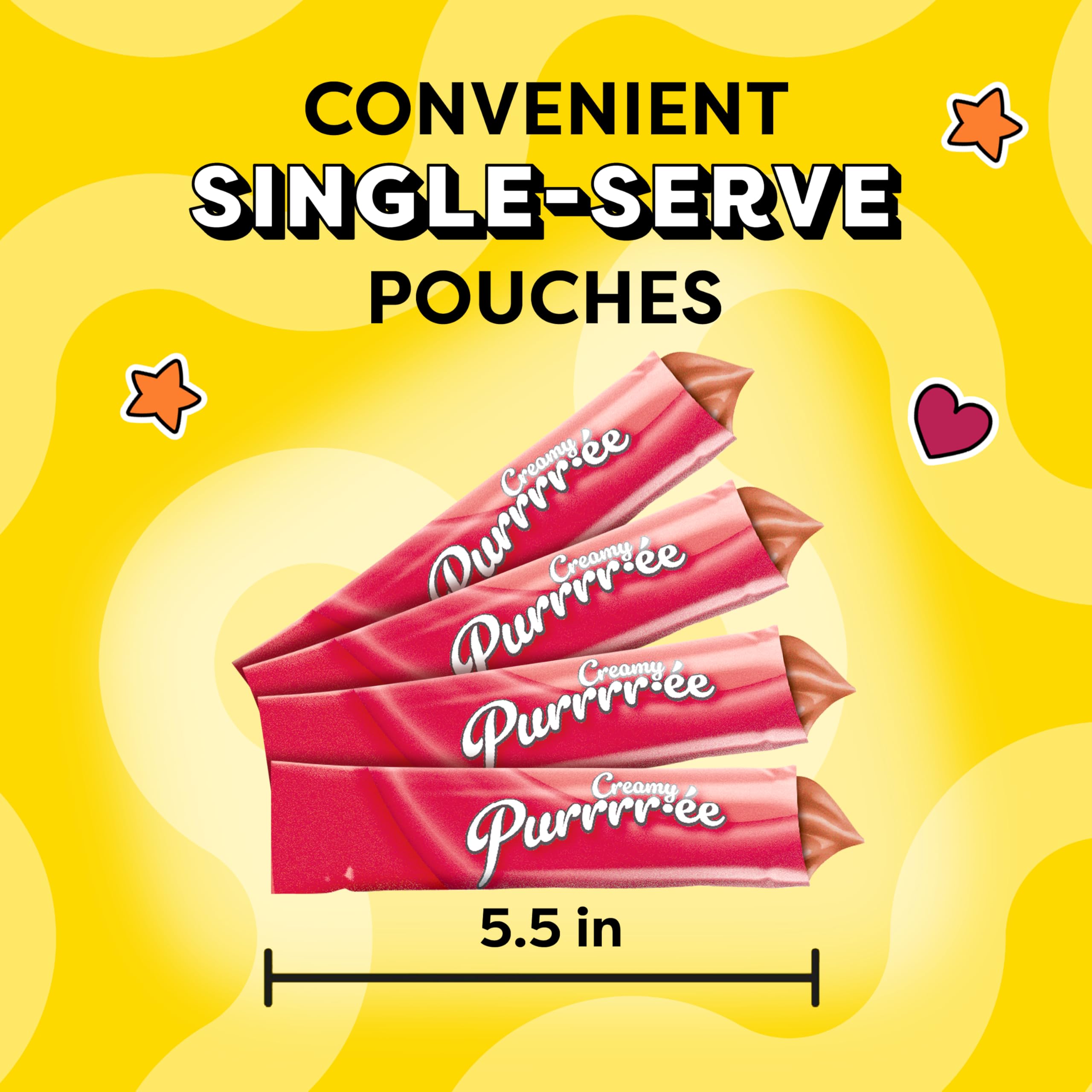 Temptations Creamy Puree tubes offer single-serve convenience for busy households.