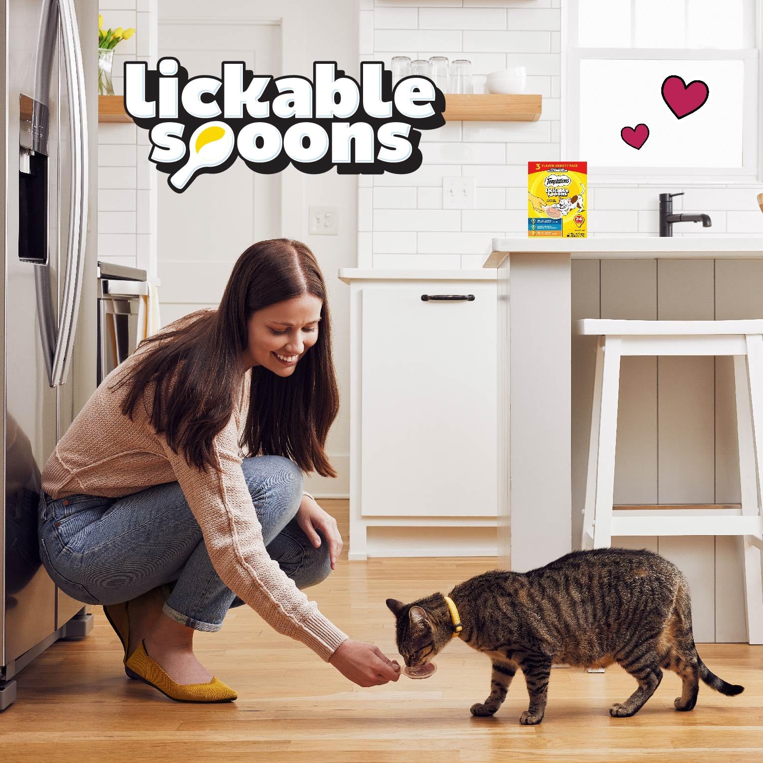 Temptations Lickable Spoons serve as a tasty topper