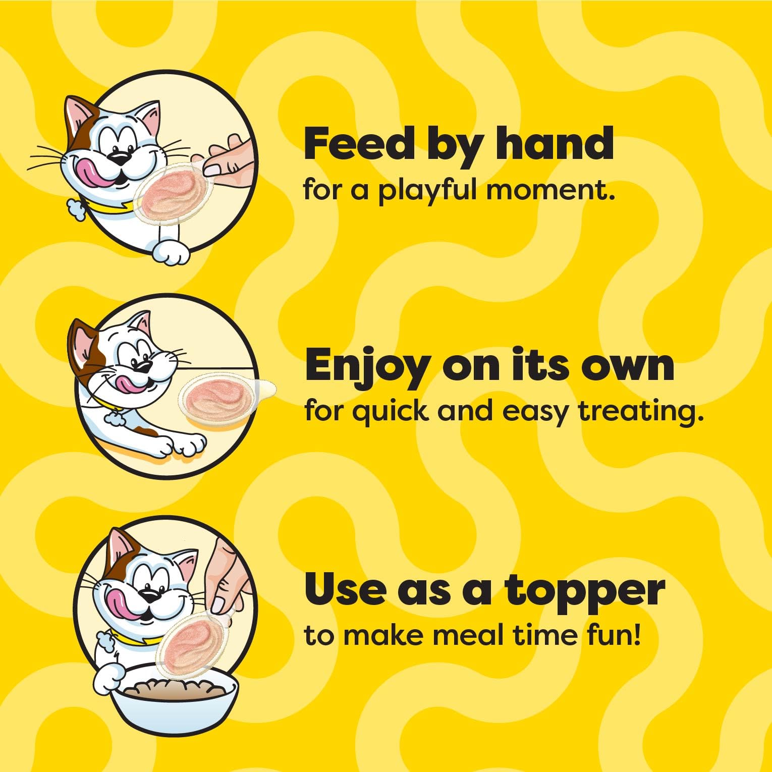 Temptations Lickable Spoons spoon-fed snack supports quick rewards and training moments