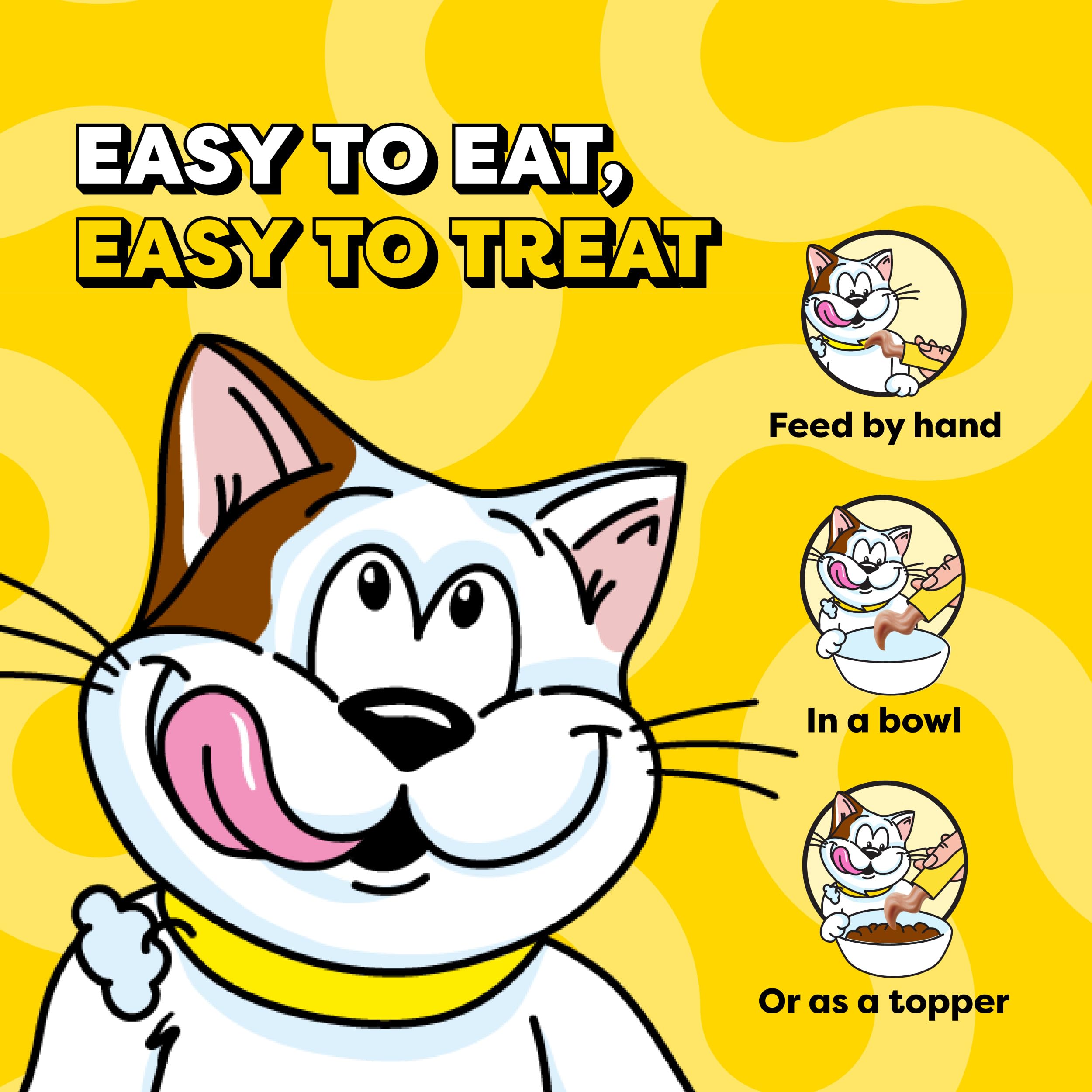 Temptations moisture-rich cat snack with real chicken for a satisfying bite.