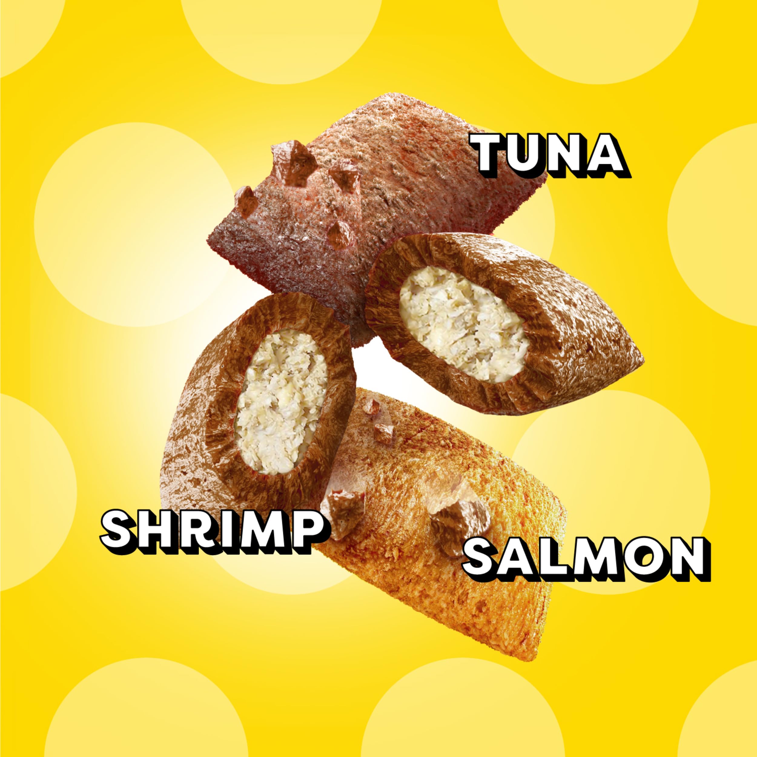 Temptations Surfer's Delight crunchy-soft texture appeals to curious cats