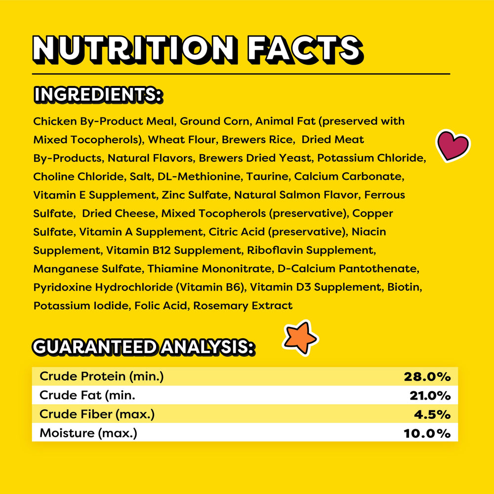 Temptations under two calories per treat suitable for frequent rewarding