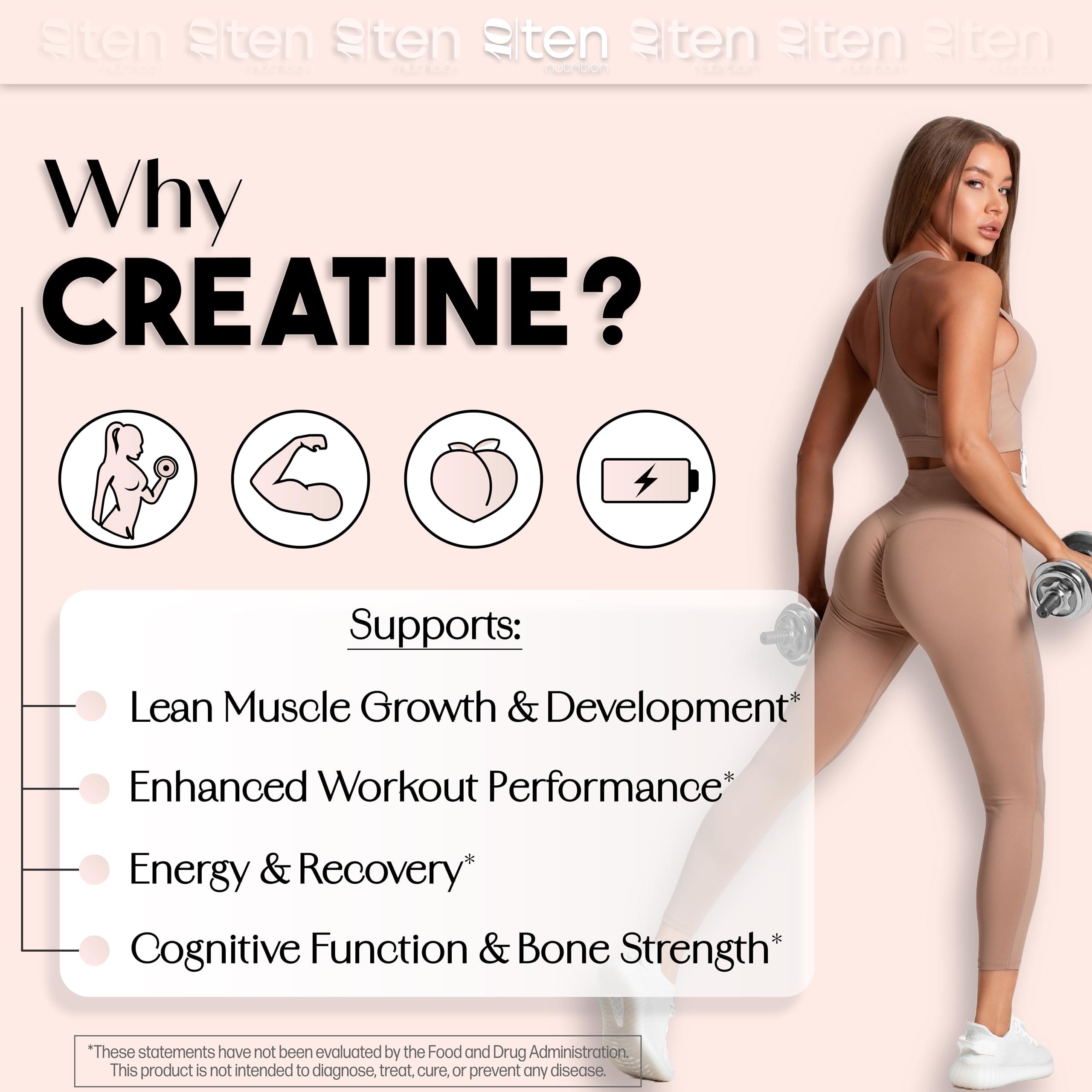 10Ten Nutrition Creatine + Collagen shake ready to drink