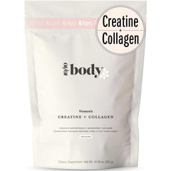 10Ten Nutrition Creatine + Collagen for Women tub with unflavored blend ready for workouts