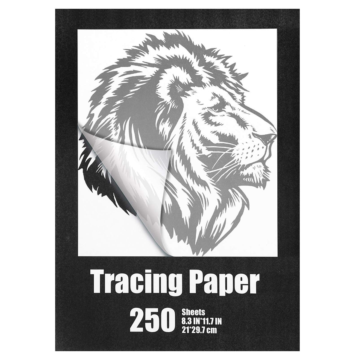 Tenare 250 sheets tracing paper pad for easy tracing and practice sketches