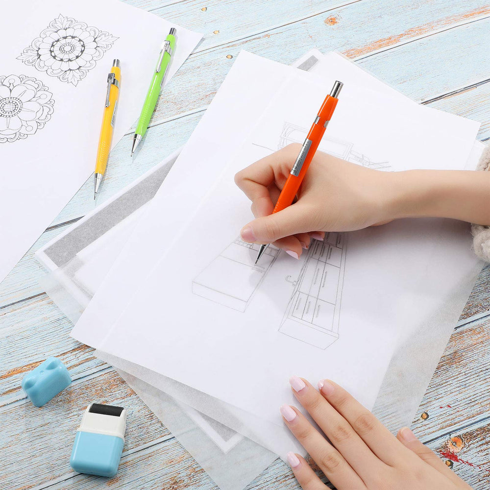 Tenare A4 size tracing paper 8-3x11-7 inches for sketching