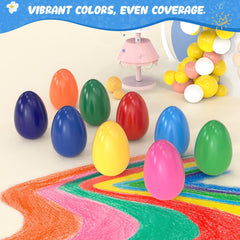 Tencoz washable crayons clean from skin and clothes.