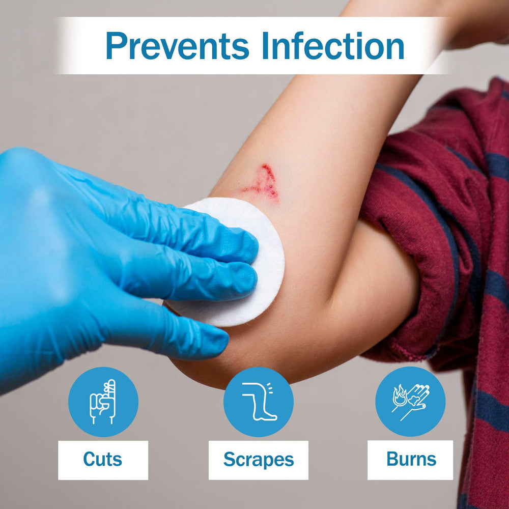 TenderGentle application close-up shows thin layer for preventive care of minor wounds