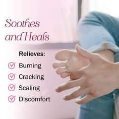 TenderGentle athletes-foot application demonstrated on skin.