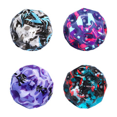 Tendry Moon bouncing ball front view with vibrant colors and high bounce for play