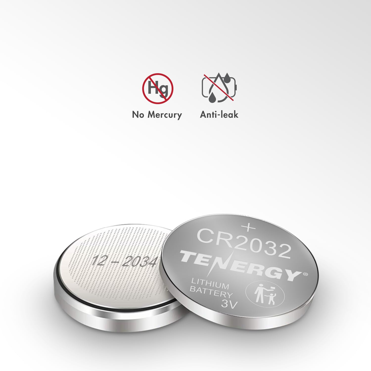 Tenergy CR2032 non-toxic metals offer safer energy storage for devices.