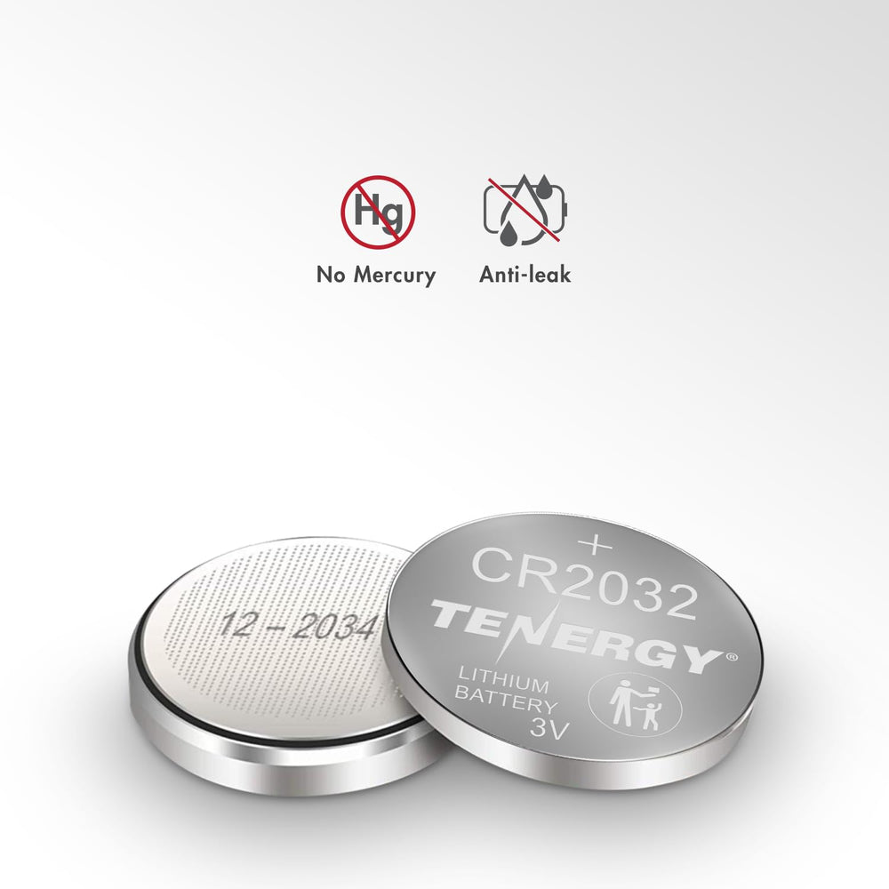 Tenergy CR2032 non-toxic metals offer safer energy storage for devices.