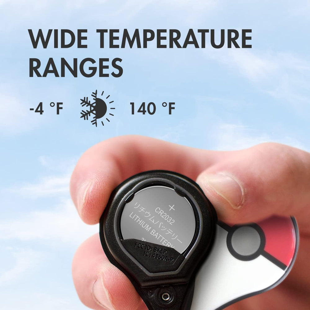 Tenergy CR2032 wide-temperature-range supports outdoor use in extreme conditions.