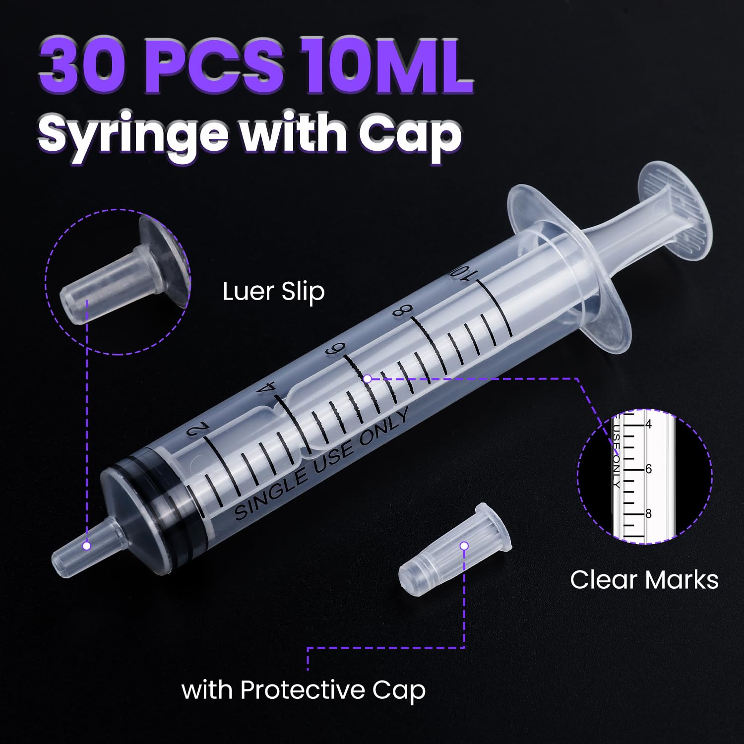 TENKAIWICK individually sealed packaging keeps syringes clean and portable