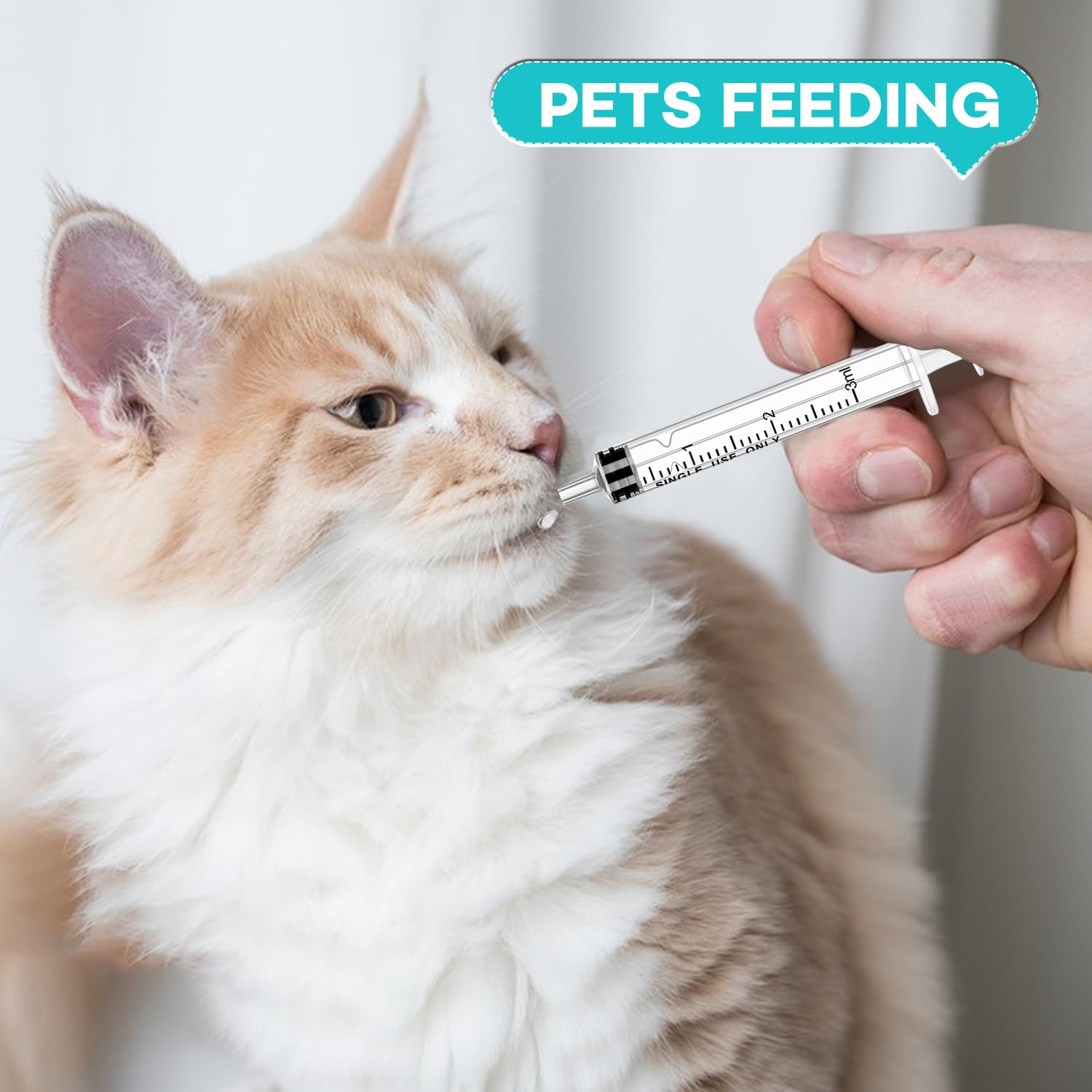 TENKAIWICK pet-feeding syringe for medications or supplements