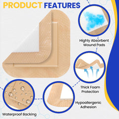TENKAIWICK soft non-latex silicone layer for gentle skin contact