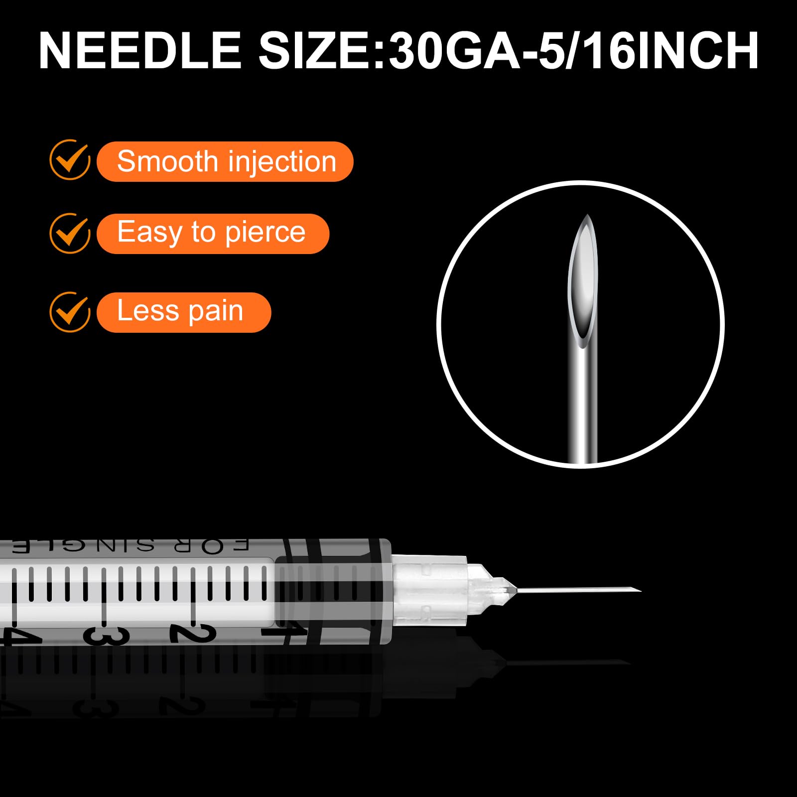 TENKAIWICK 30G 5/16in needle enables controlled dispensing in industrial tasks.