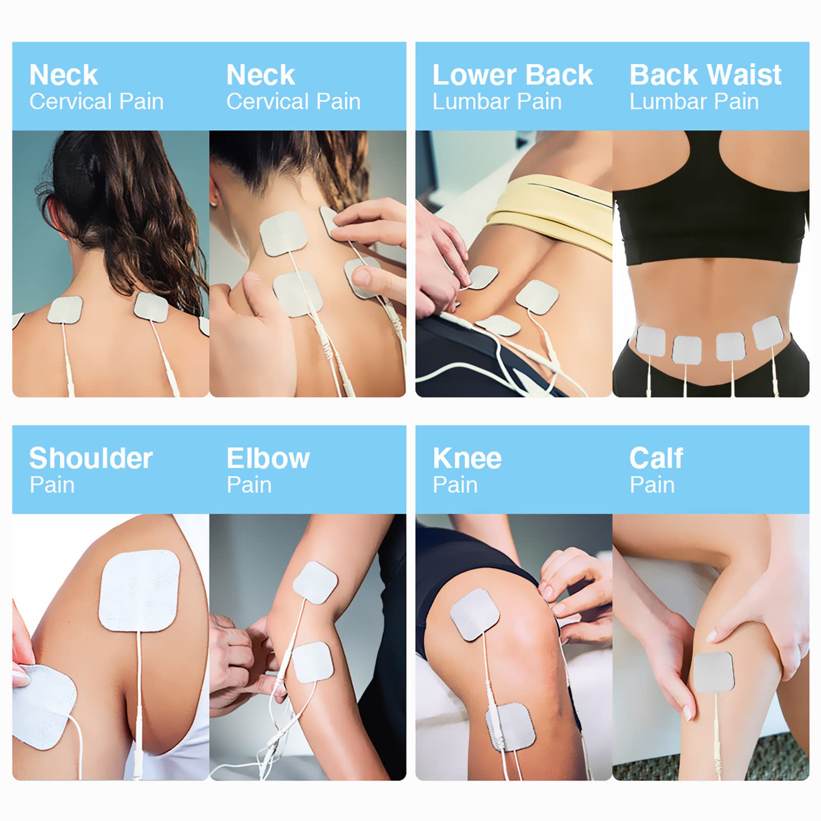 Latex free TENKER pads gentle on sensitive skin