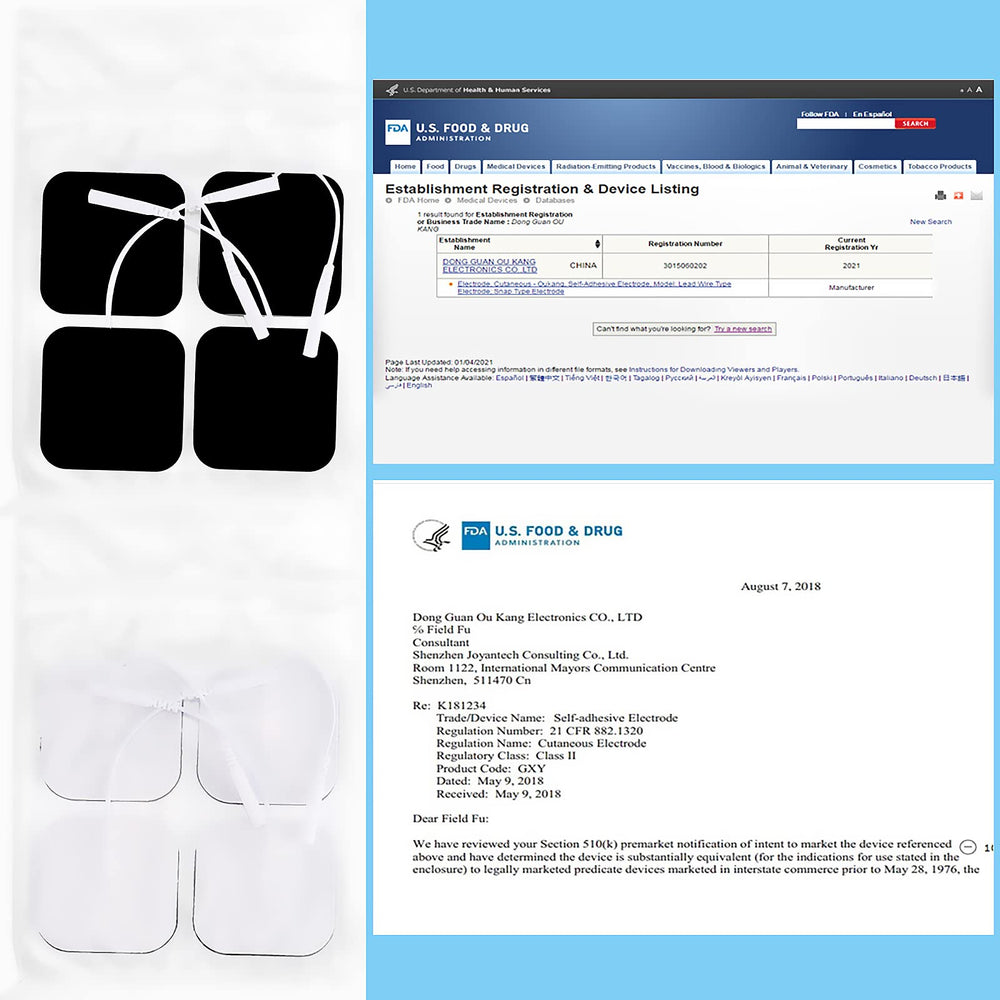 User manual included with TENKER pads for quick setup